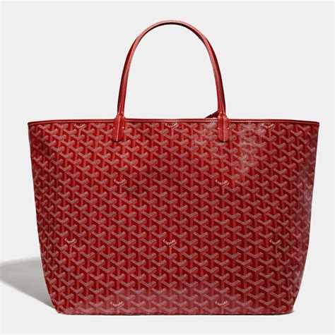 Red Goyardine Canvas Saint